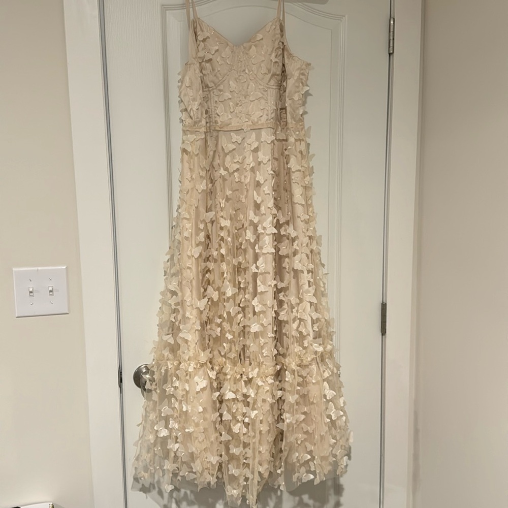 SOLD Cream Butterfly Dress | Mable